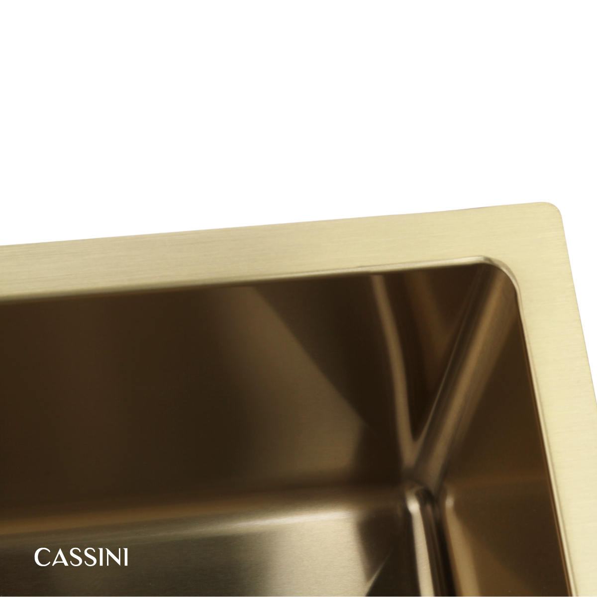 Cassini Ledge Single Bowl Sink 380mm | 304 Stainless Steel | Universal Mount