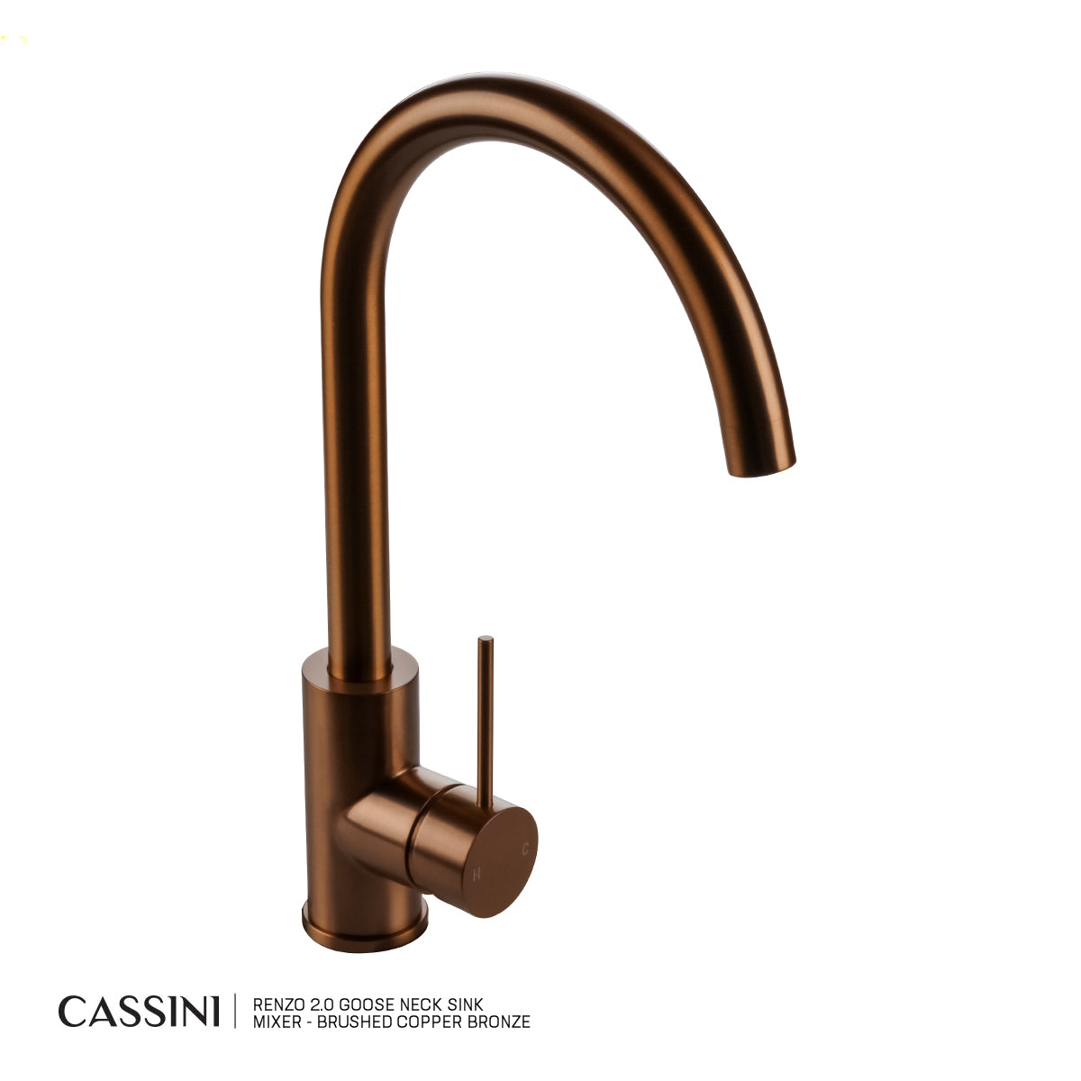 Cassini Renzo 2.0 Goose Neck Sink Mixer