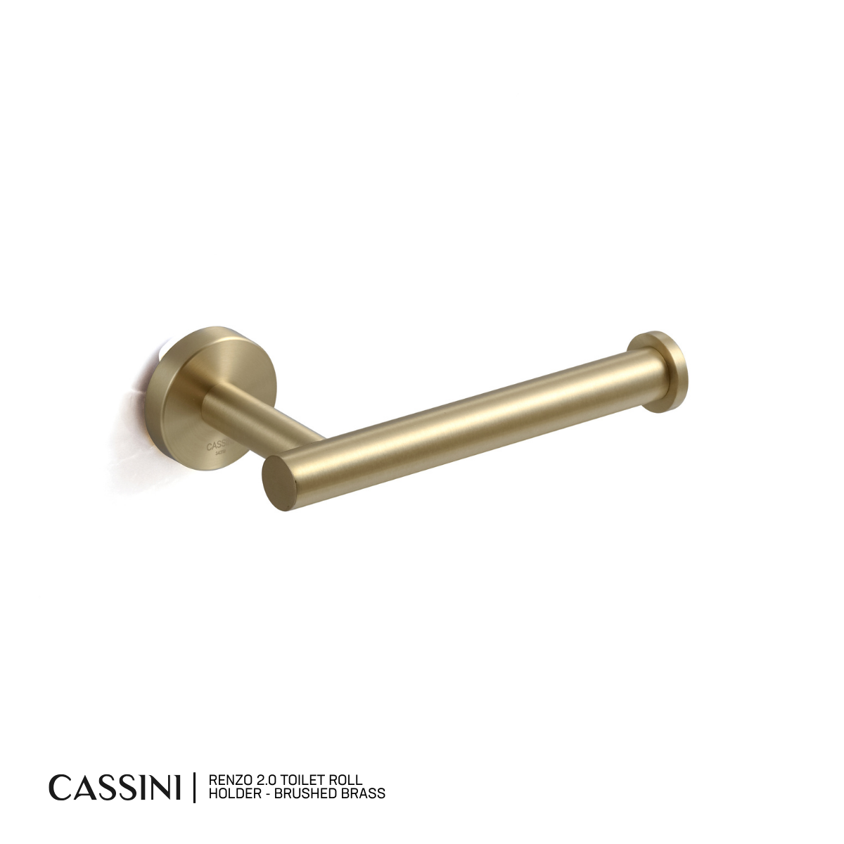 Cassini Renzo 2.0 Toilet Roll Holder | 304 Stainless Steel