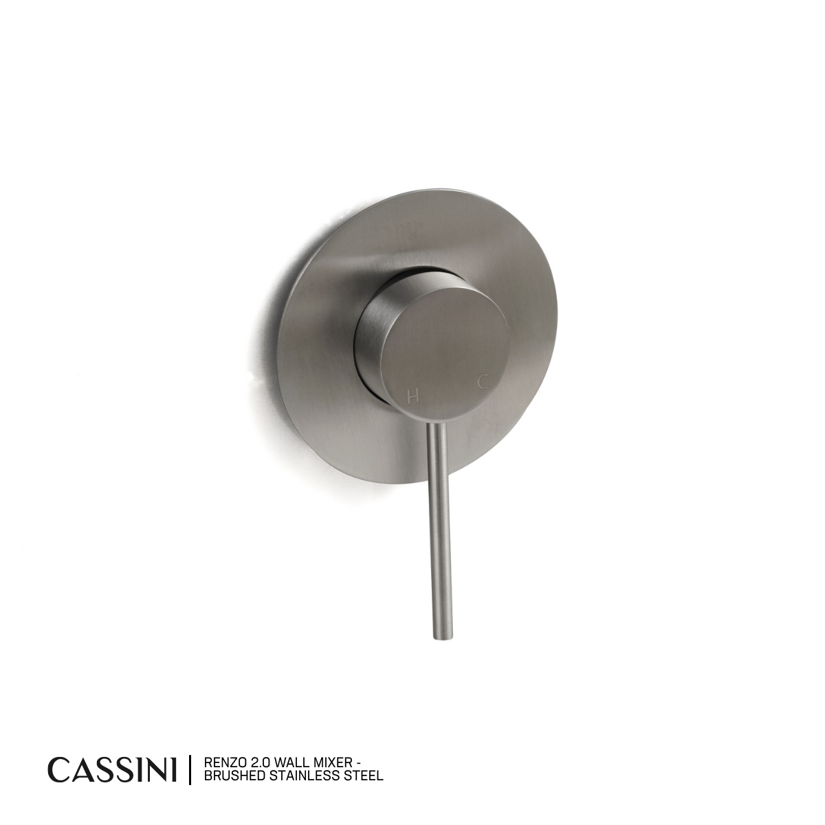 Cassini Renzo 2.0 Wall Mixer | 304 Stainless Steel