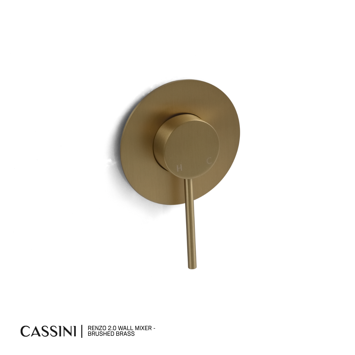Cassini Renzo 2.0 Wall Mixer | 304 Stainless Steel