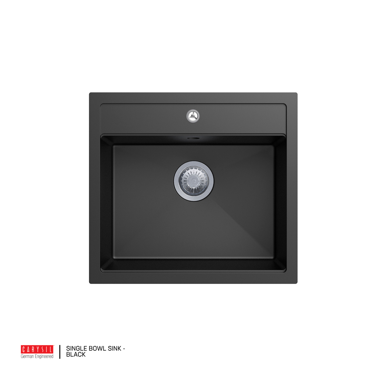 Carysil Waltz - 560 X 510 Single Bowl Sink