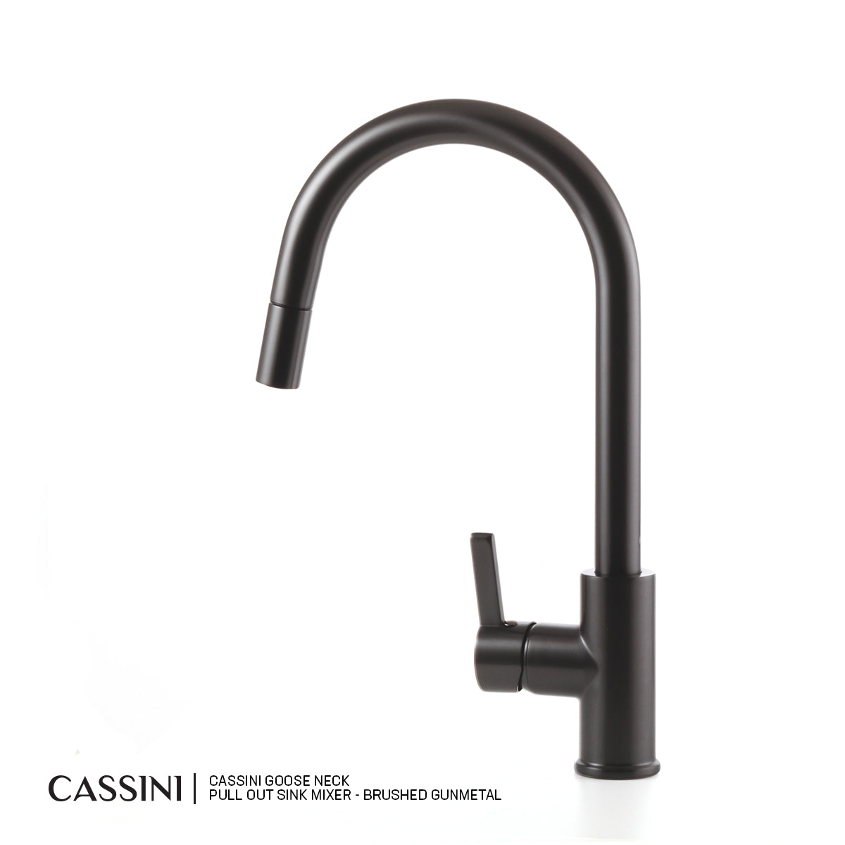 Cassini Goose Neck Pull Out Sink Mixer