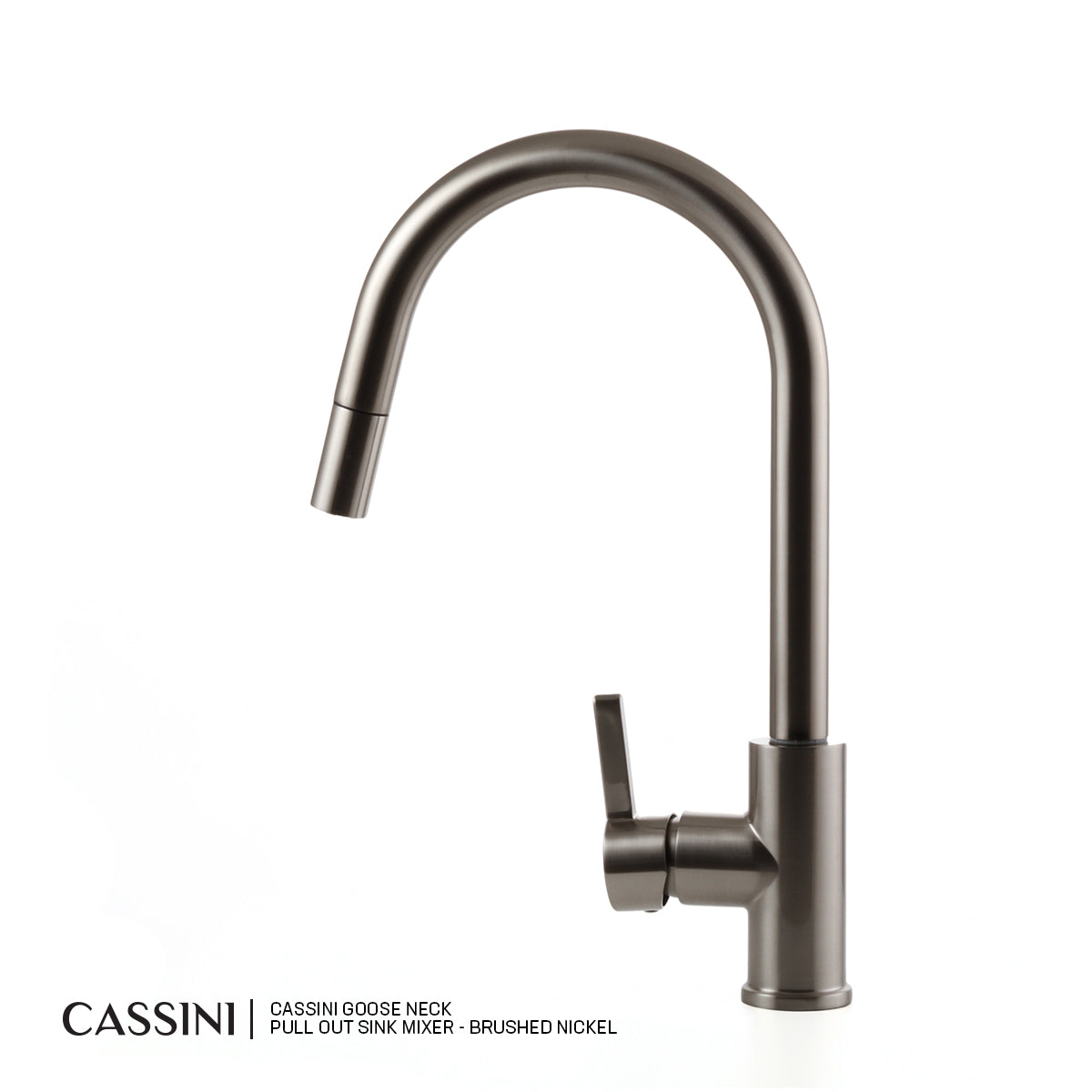 Cassini Goose Neck Pull Out Sink Mixer