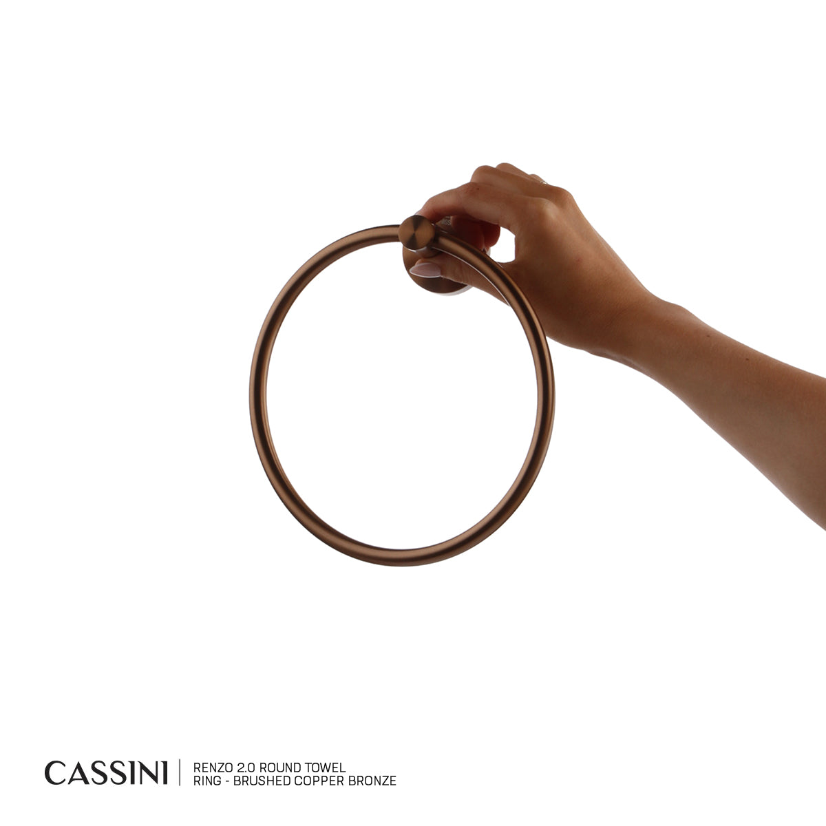 Cassini Renzo 2.0 Round Towel Ring