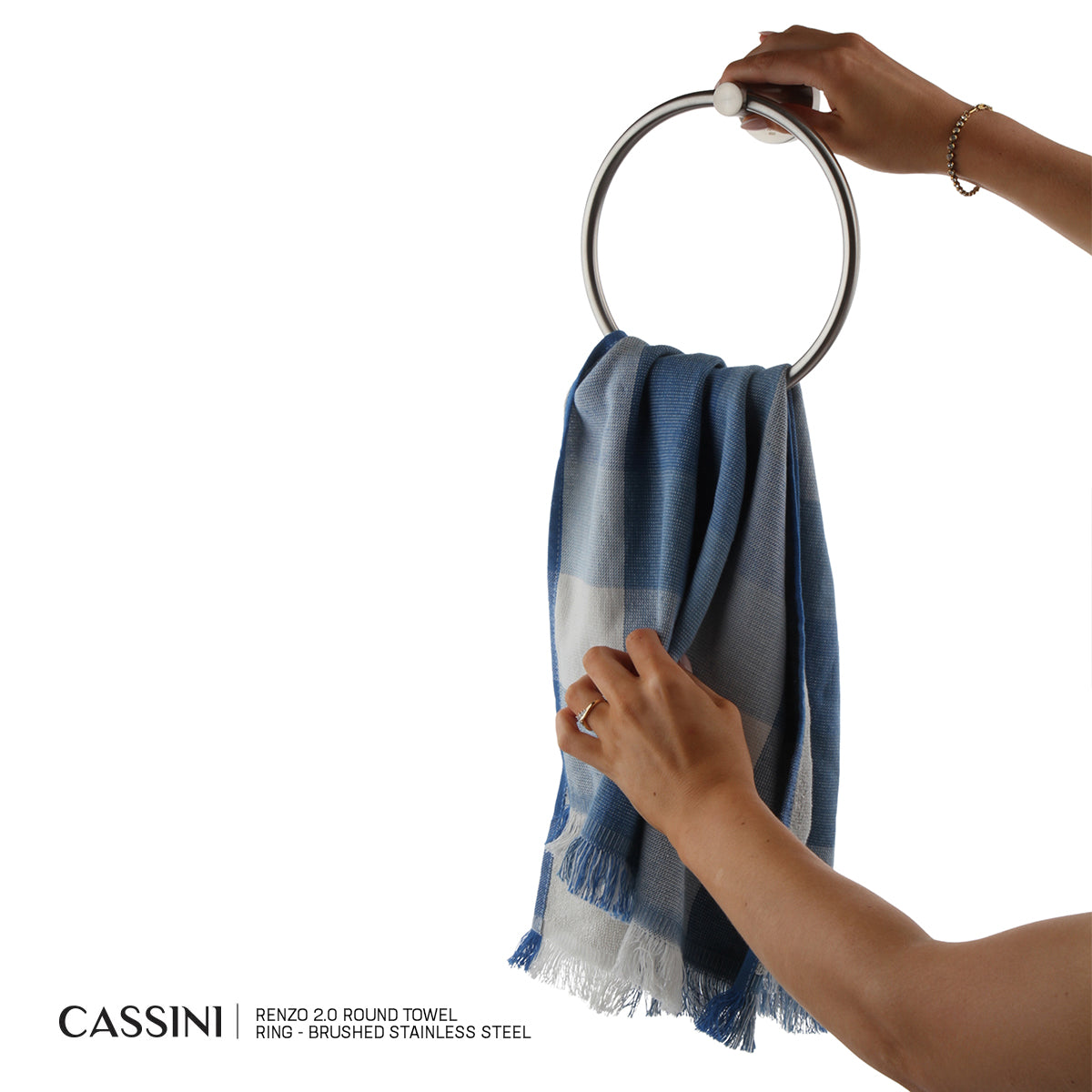 Cassini Renzo 2.0 Round Towel Ring