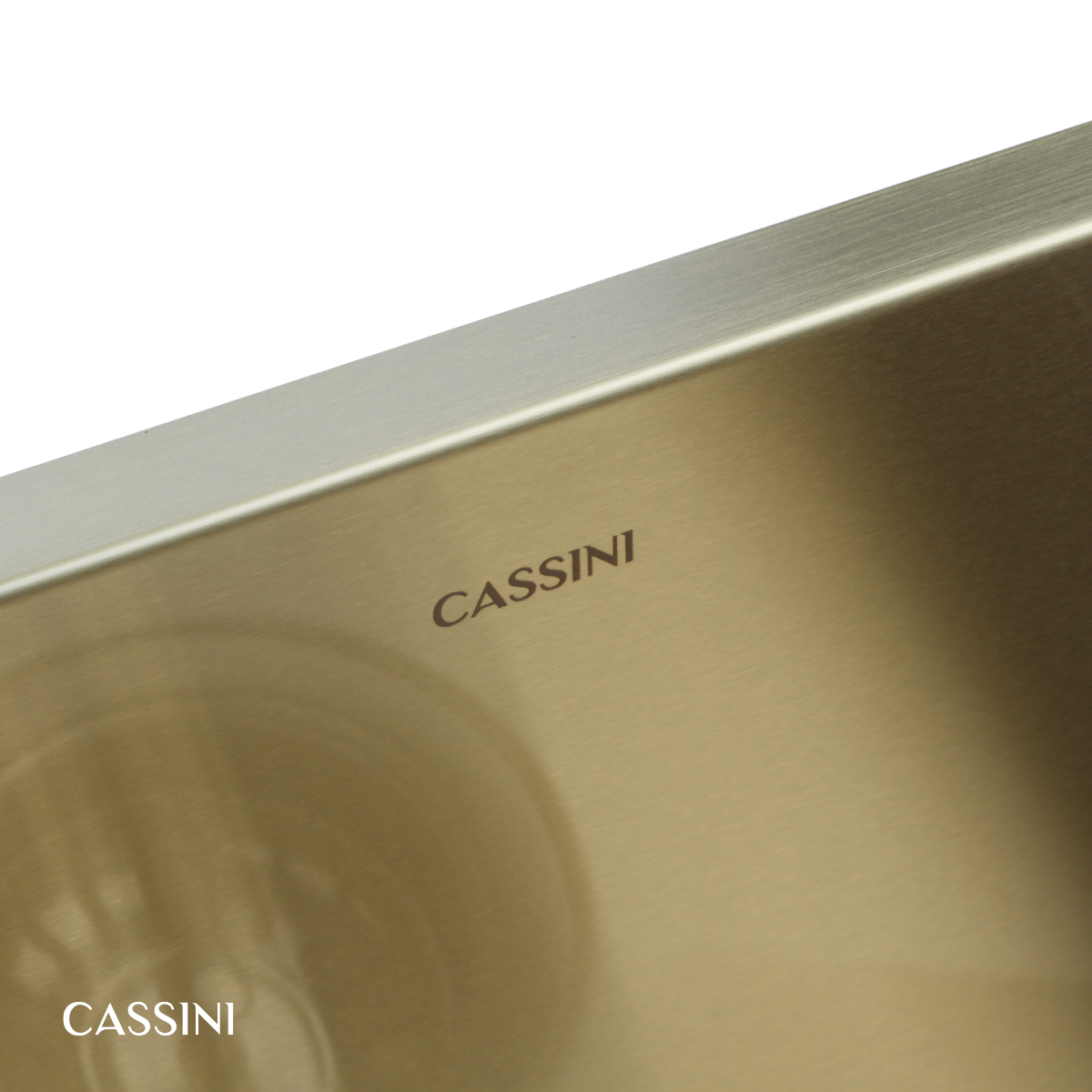 Cassini Ledge Single Bowl Sink 380mm | 304 Stainless Steel | Universal Mount