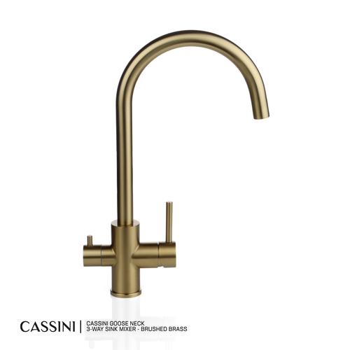Cassini Renzo 2.0 3-Way Goose Neck Sink Mixer
