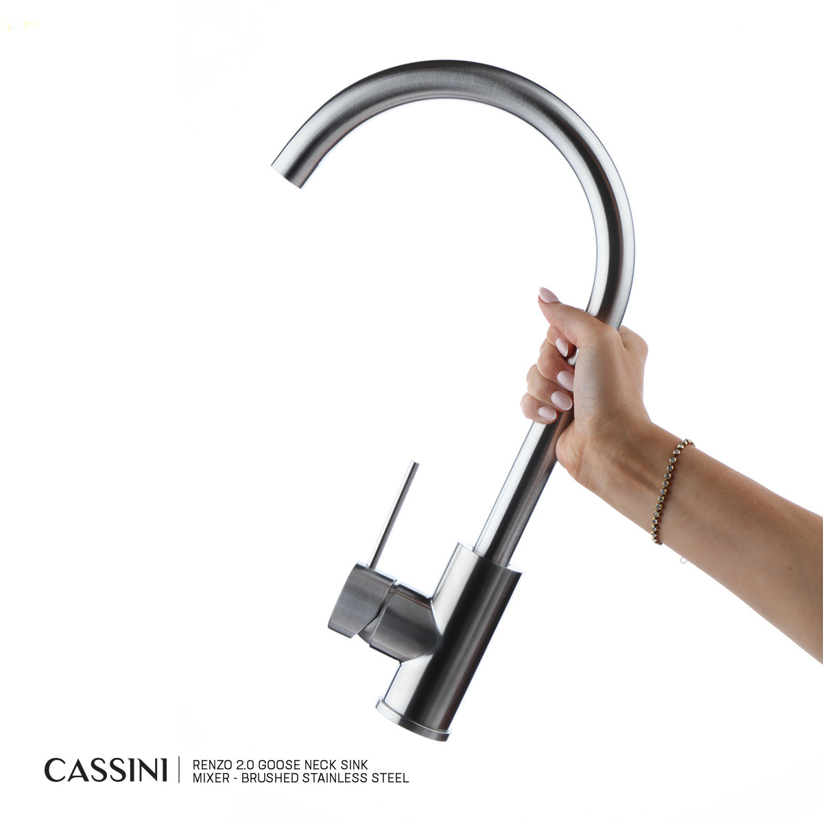 Cassini Renzo 2.0 Goose Neck Sink Mixer