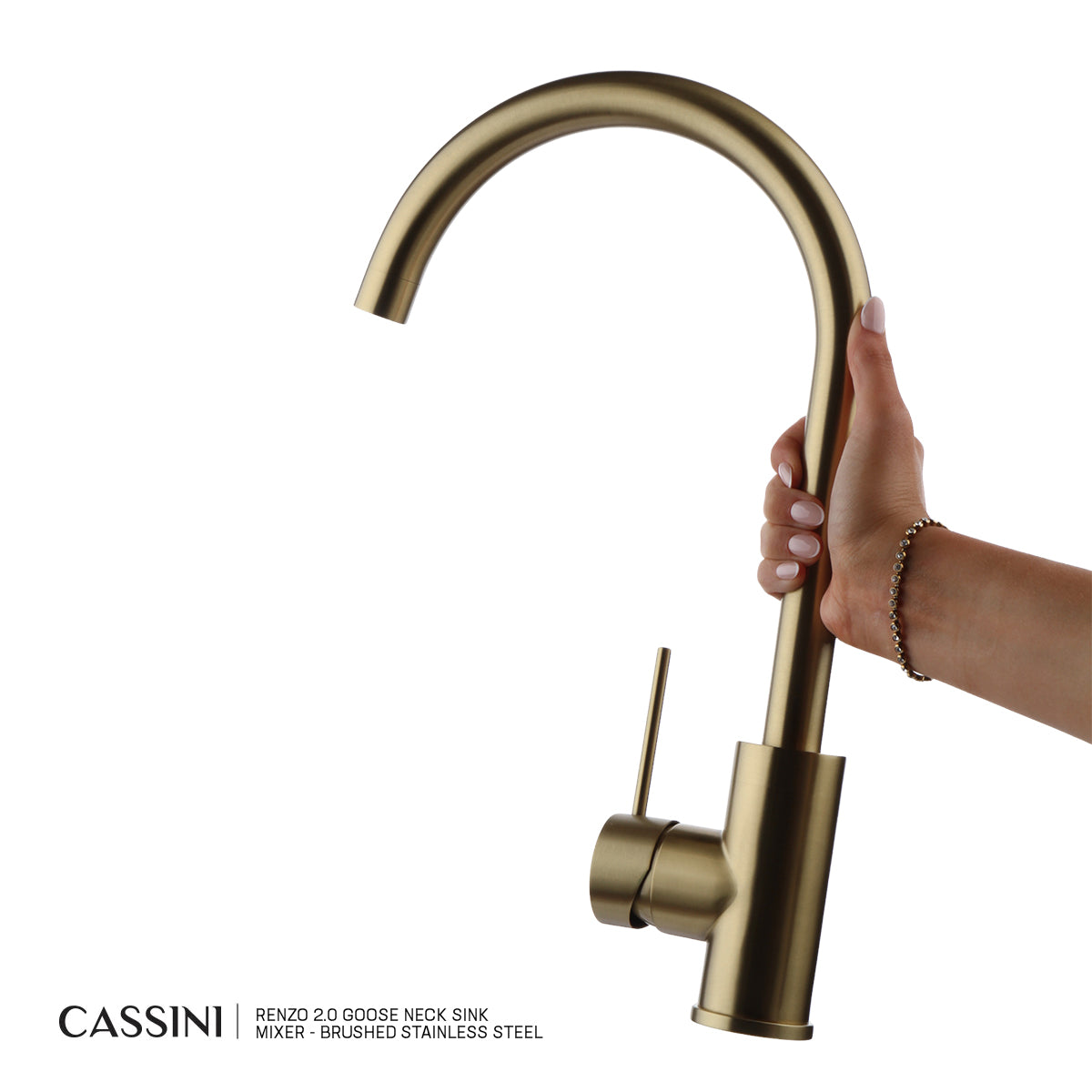Cassini Renzo 2.0 Goose Neck Sink Mixer