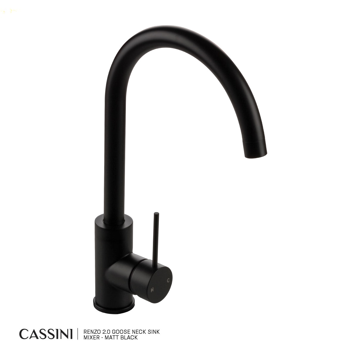 Cassini Renzo 2.0 Goose Neck Sink Mixer
