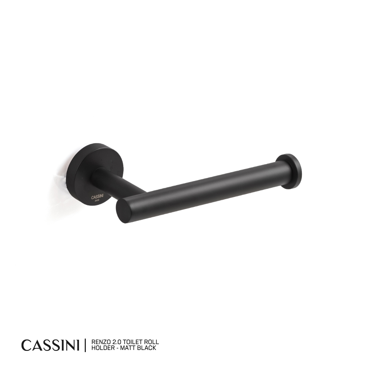 Cassini Renzo 2.0 Toilet Roll Holder | 304 Stainless Steel
