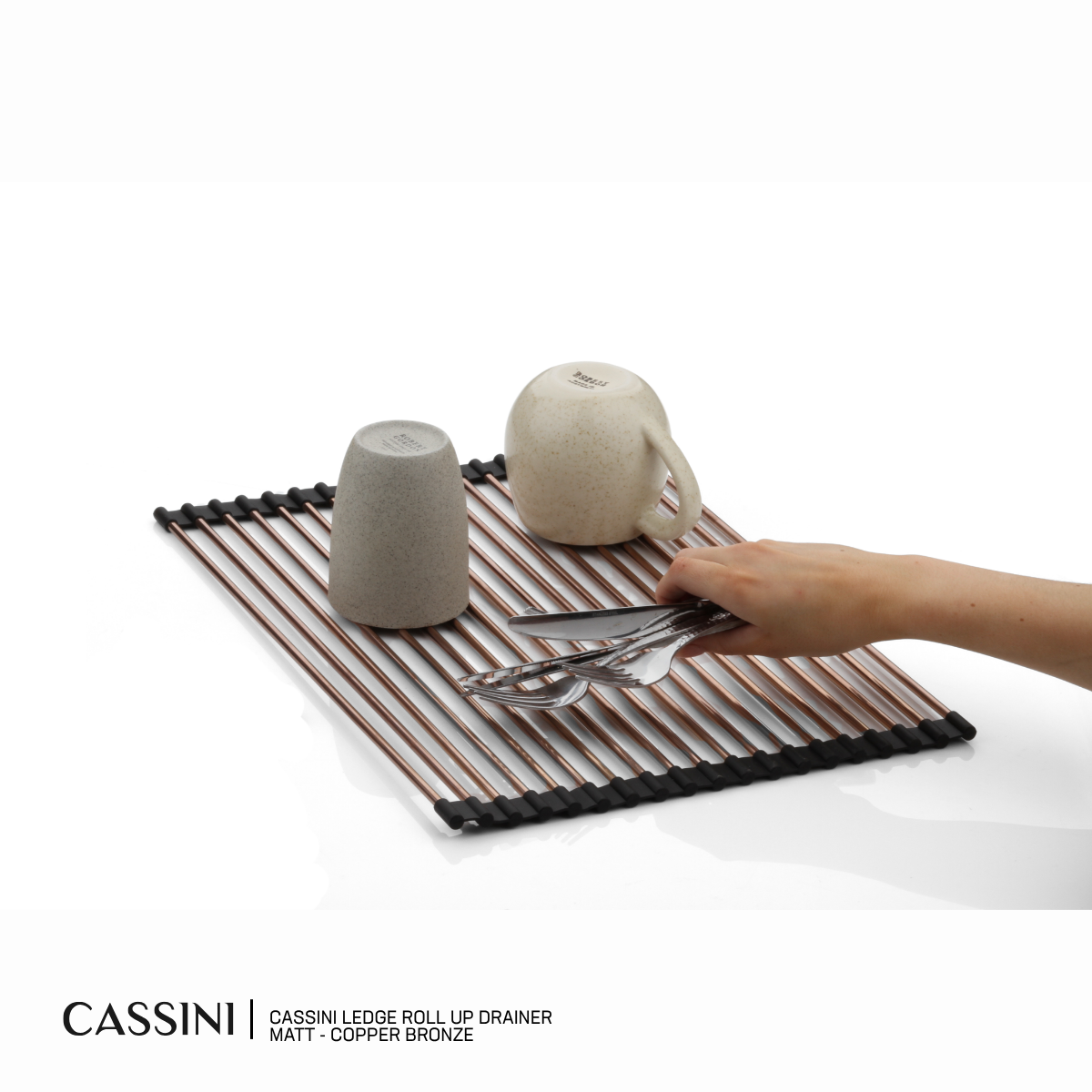 Cassini Ledge Roll Up Drainer Matt