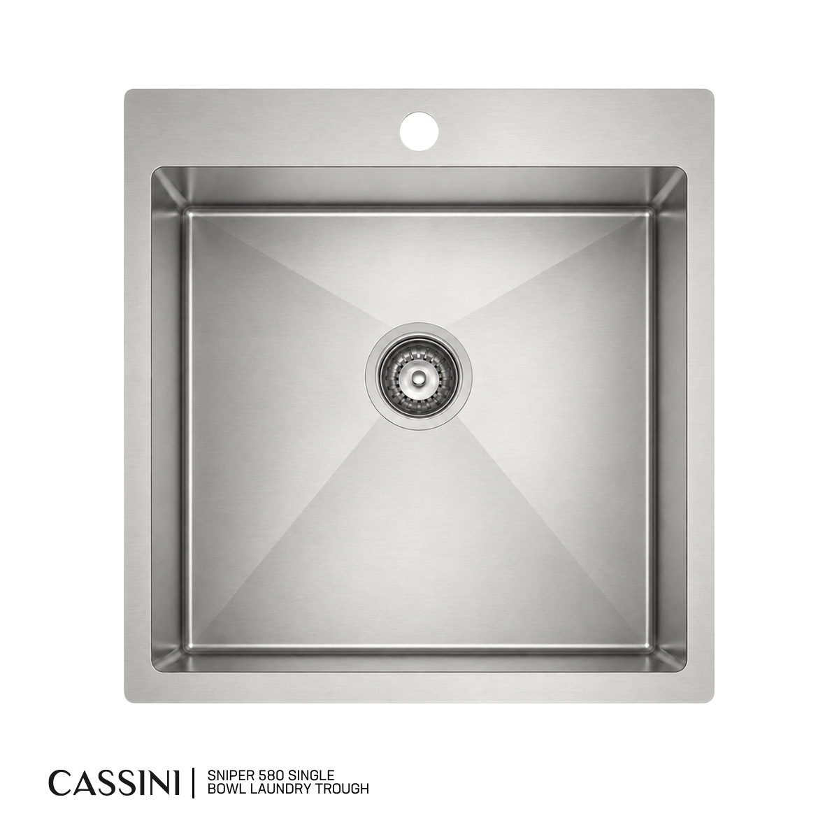 Cassini - Sniper 580mm Laundry Trough - Single Bowl