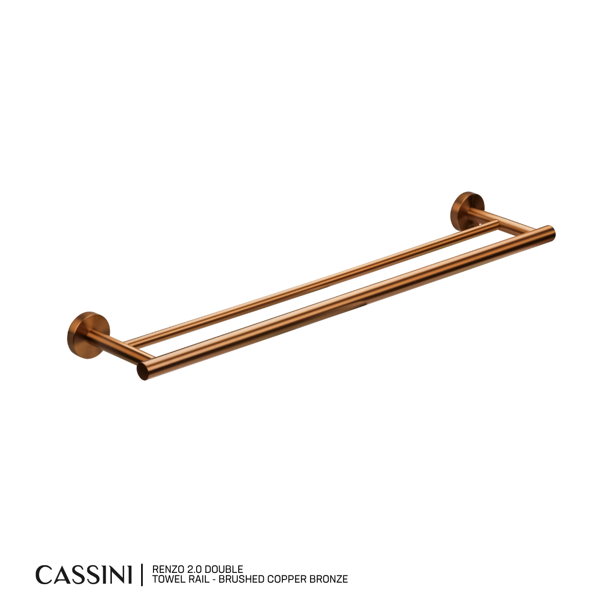 Cassini Renzo 2.0 Double Towel Rail