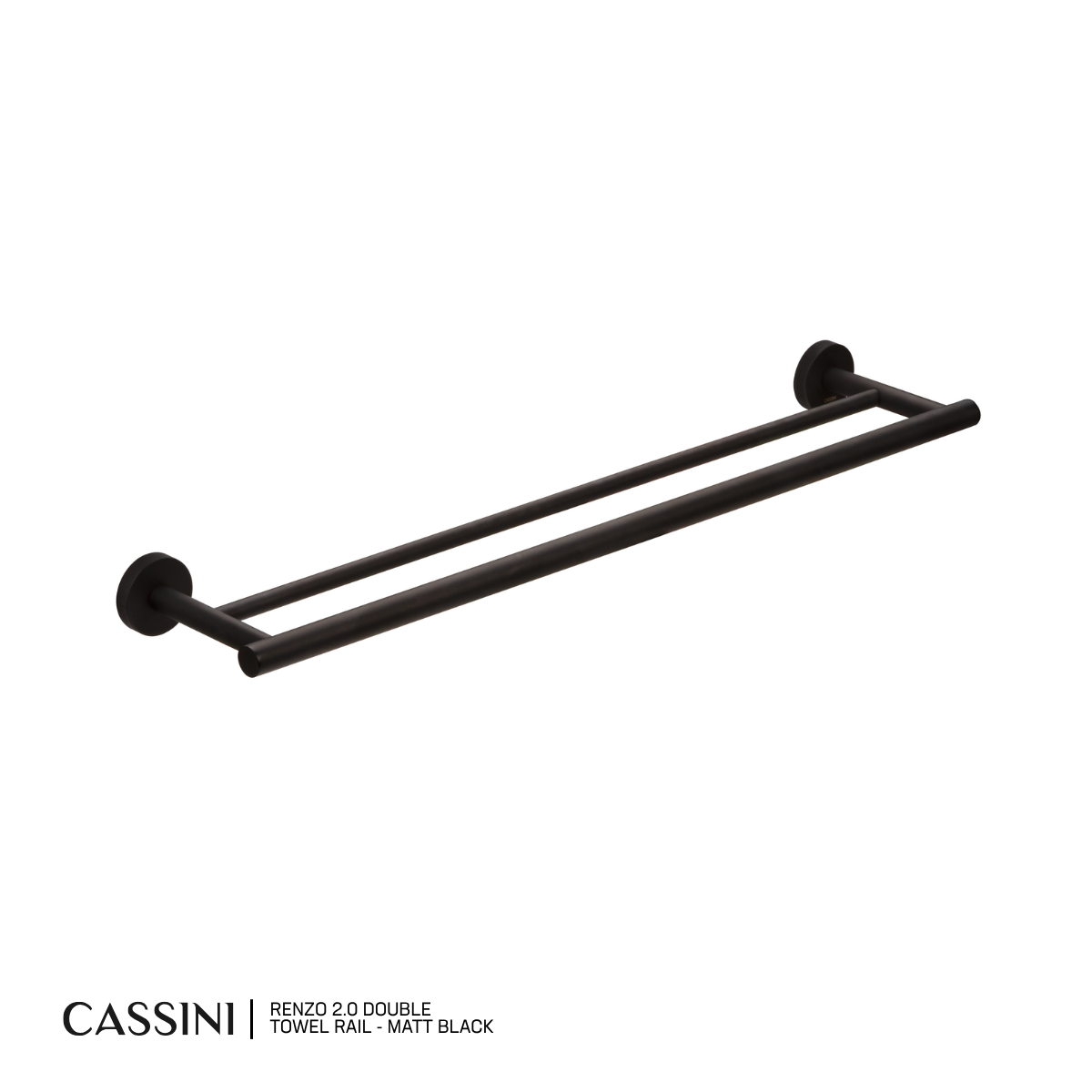 Cassini Renzo 2.0 Double Towel Rail