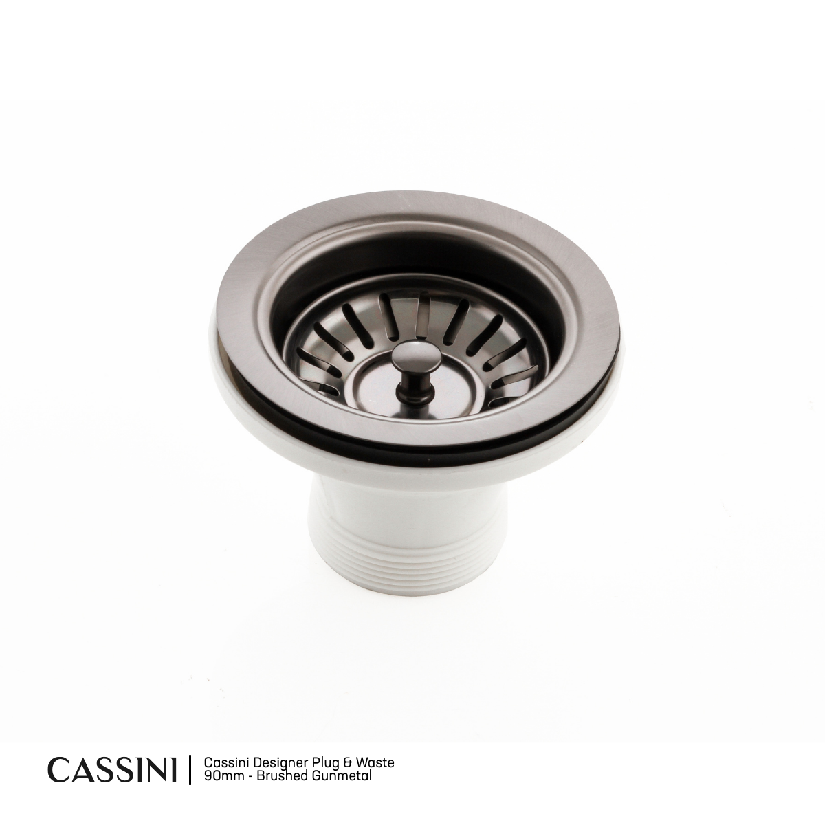 Cassini Designer Plug & Waste 90mm