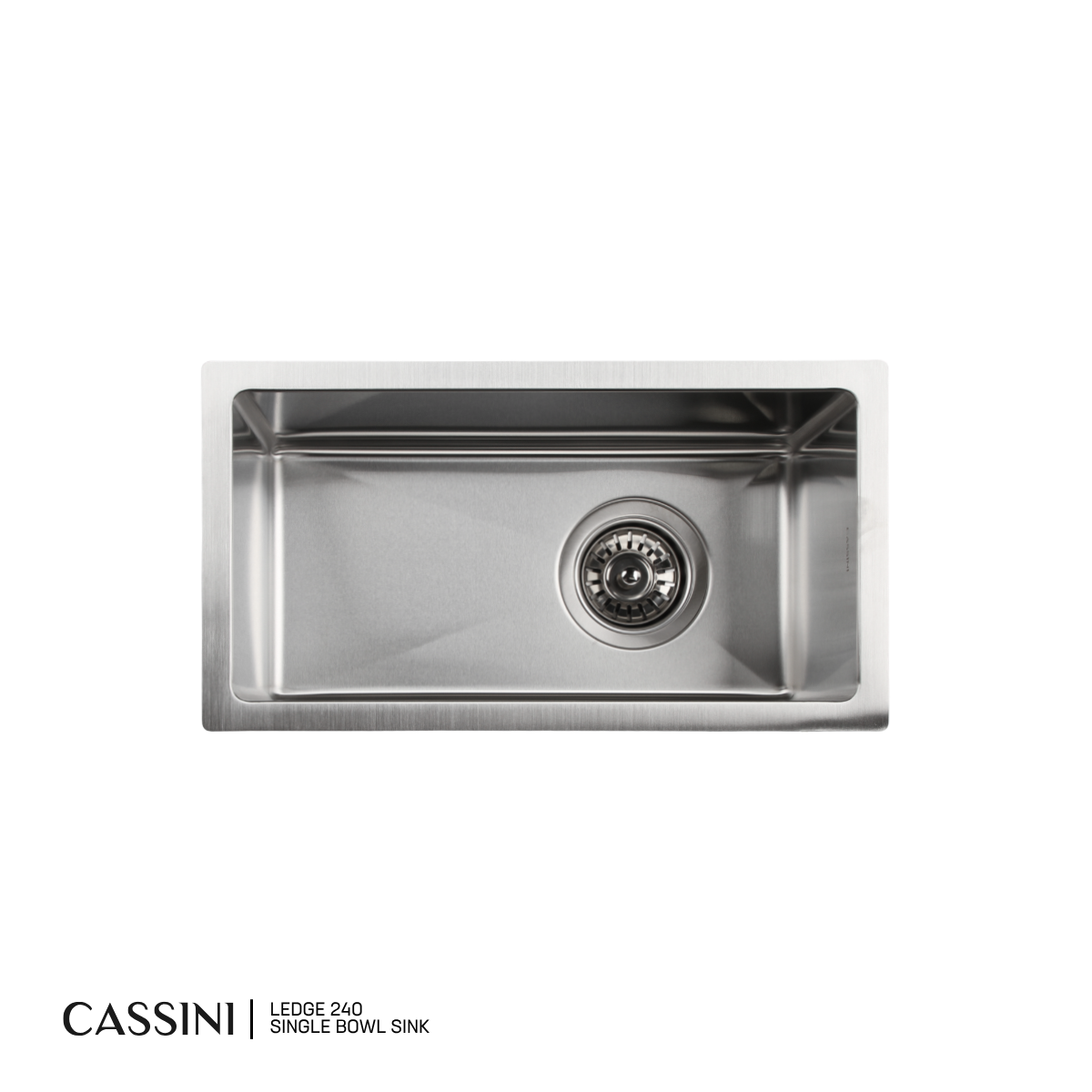 Cassini Ledge Sink Single Bowl - 240mm