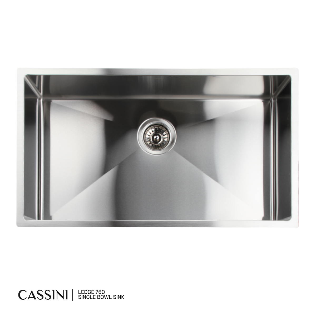 Cassini Ledge Sink Single Bowl - 760mm