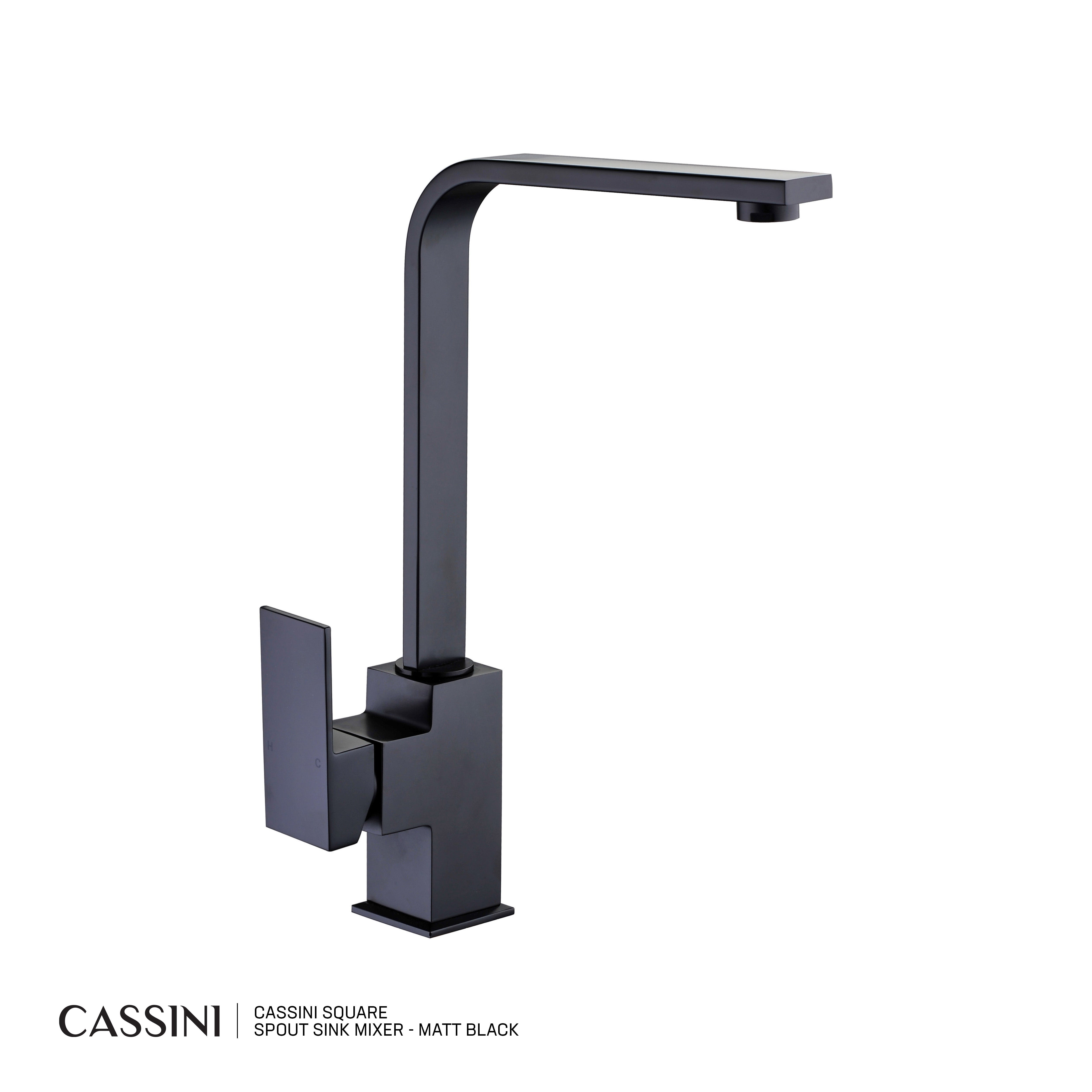 Cassini Square Spout Sink Mixer