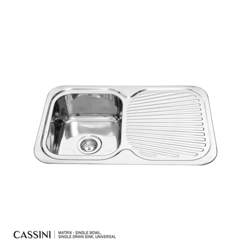 Cassini Matrix Single Bowl Sink