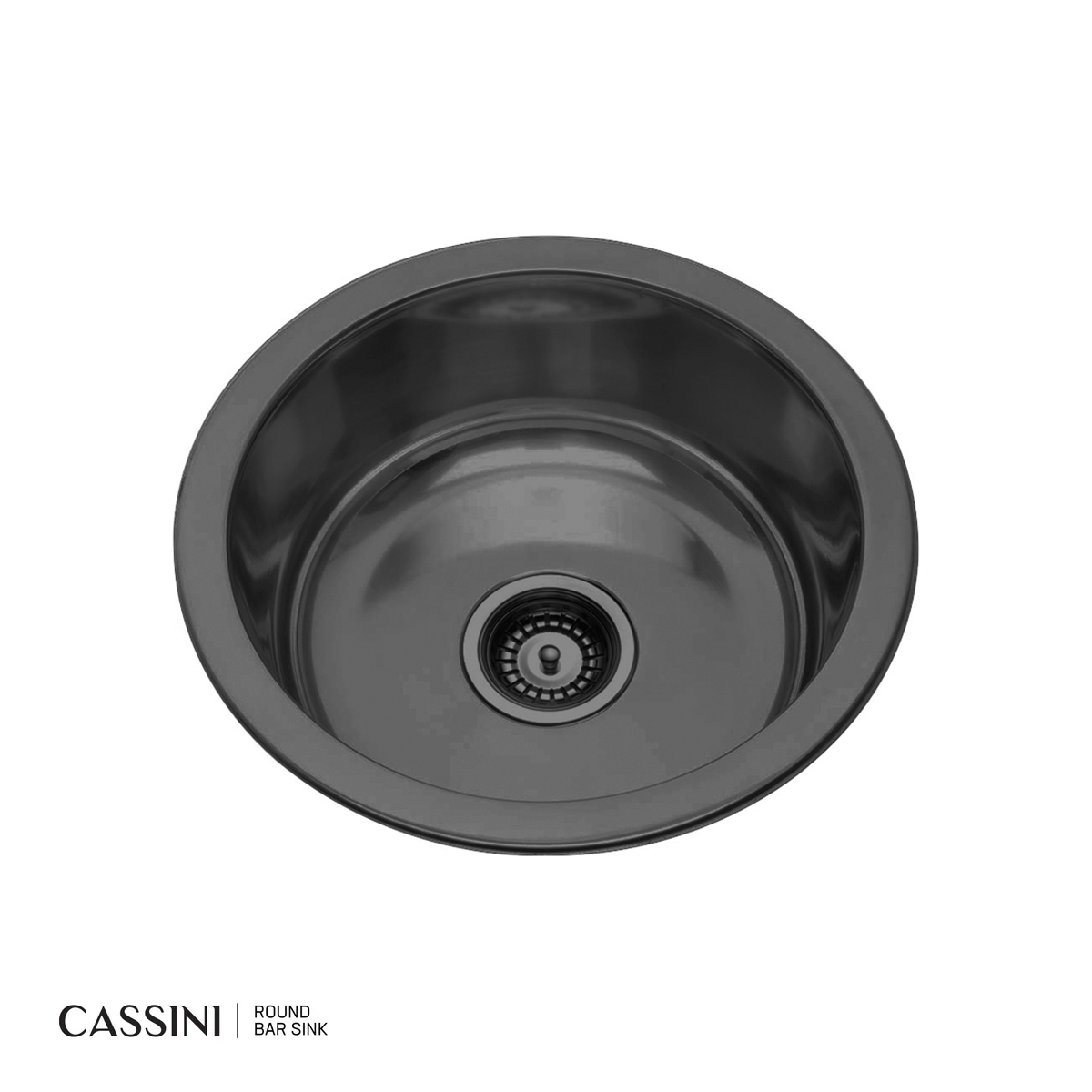 Cassini Round Bar Sink | 20L Bowl 170mm Deep | Top Mount