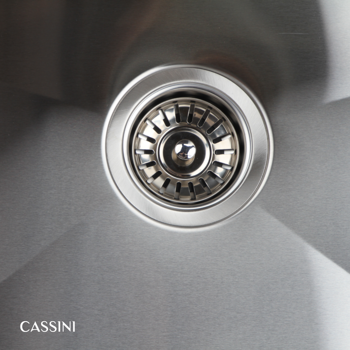 Cassini Ledge Single Bowl Sink 380mm | 304 Stainless Steel | Universal Mount