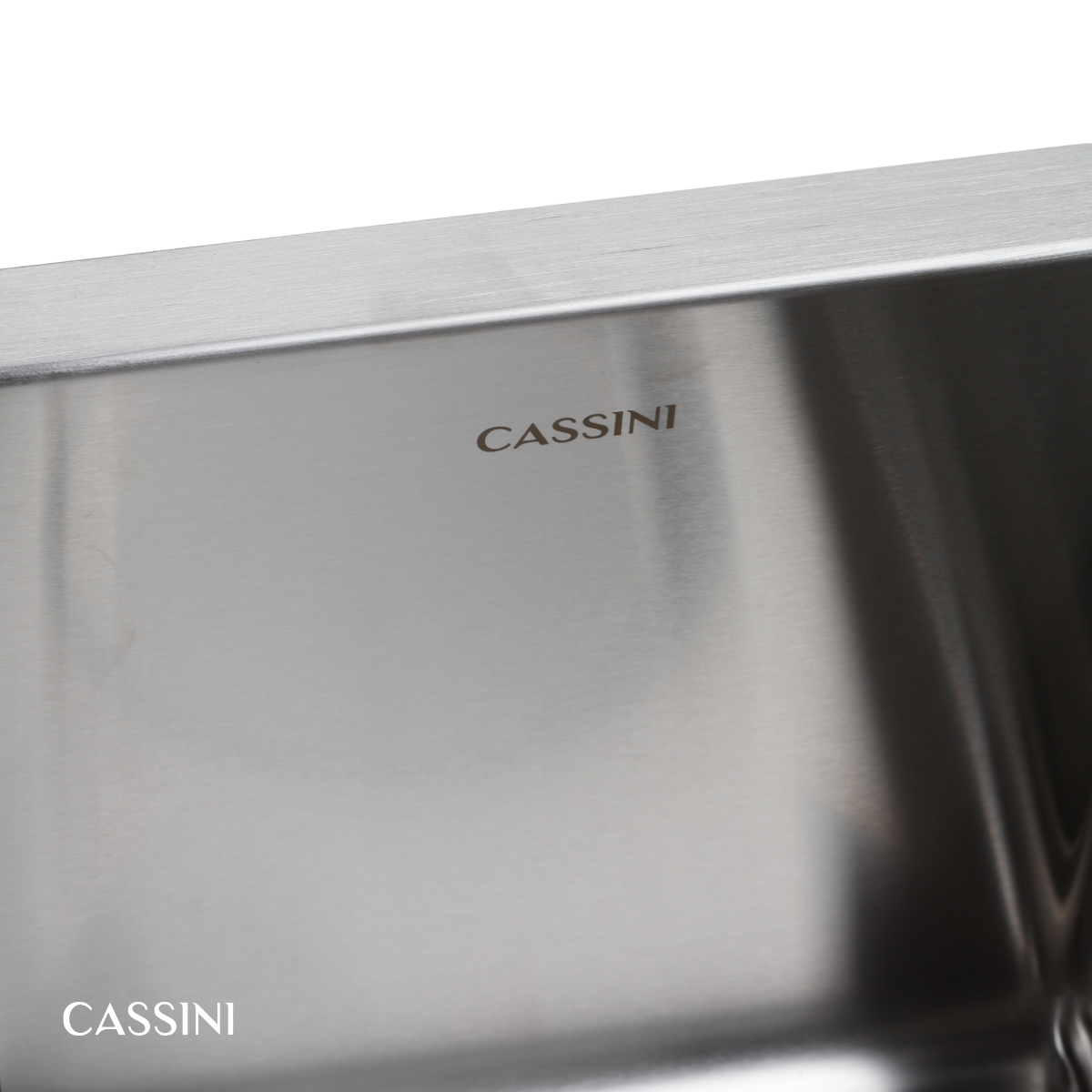 Cassini Ledge Single Bowl Sink 380mm | 304 Stainless Steel | Universal Mount